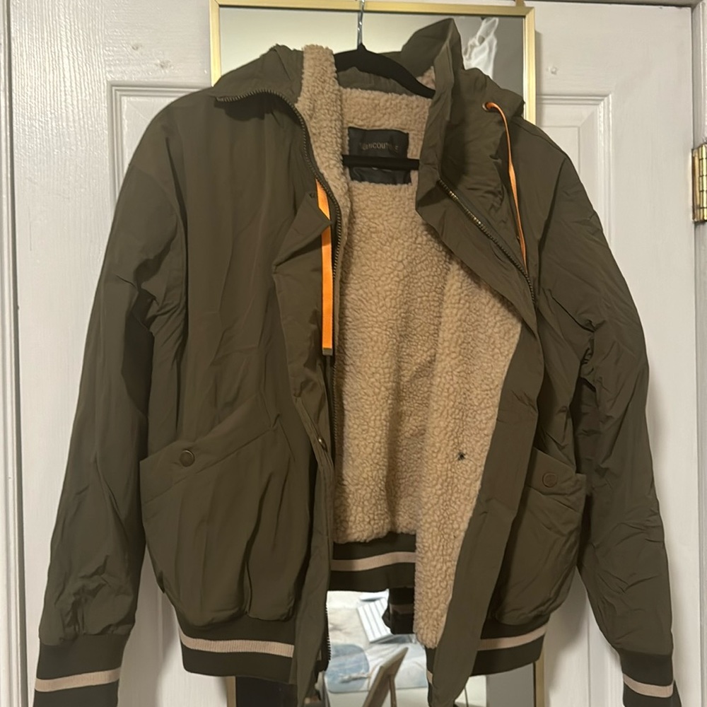 Bomber lined jacket